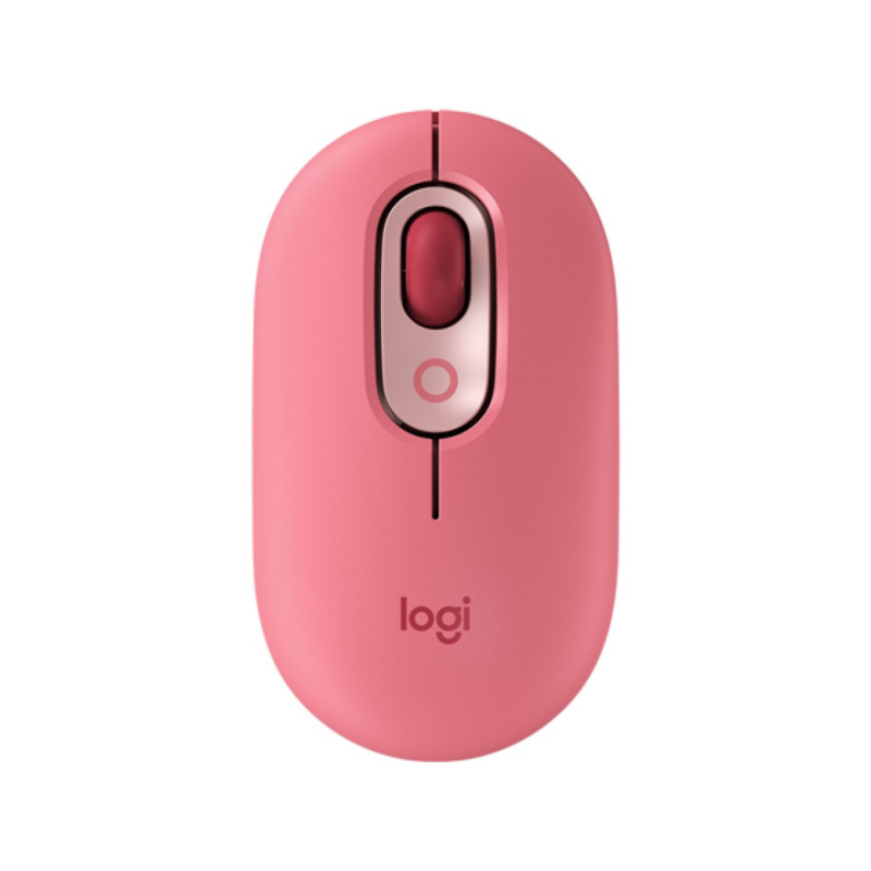 Mouse Logitech Pop Heartbreaker Rose Optico Bluetooth 4 Botones