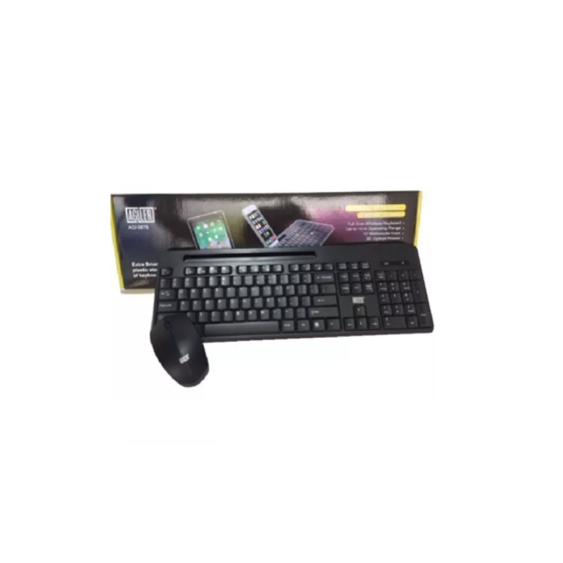 Teclado Y Mouse Optico Agiler Inalambricos 2.4Ghz