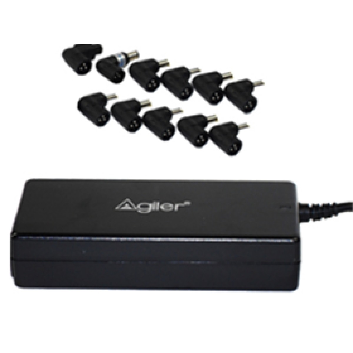Cargador Fuente Para Laptop Universal Agiler 90W Ac 110V/240V Con 12 Adaptadores Intercambiables (Agi-Tr90A)