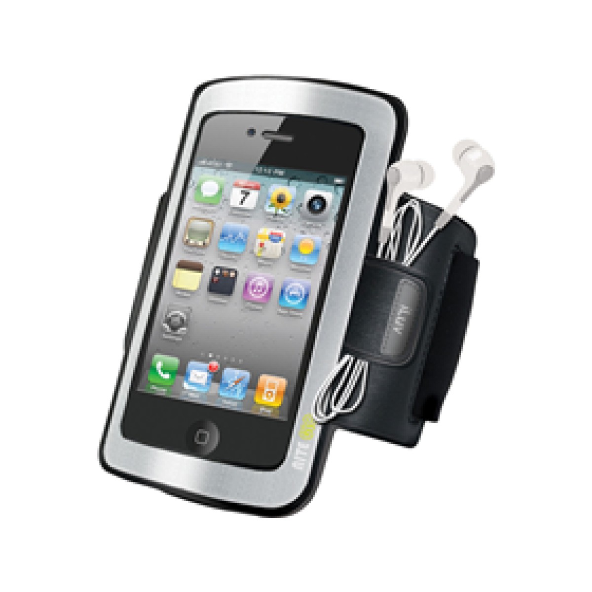 Cover Iluv Para Iphone 4/4S Negro, Estilo Sport Para Colocar En El Brazo