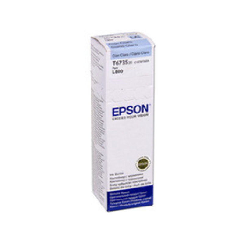 Botella De Tinta Epson 673 Azul Claro Para Impresora L805, L810, L850, L1800 70Ml