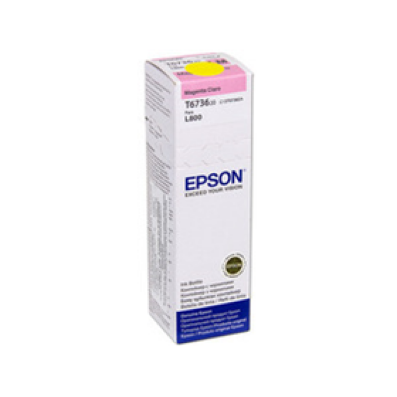 Botella De Tinta Epson 673 Magenta Claro Para Impresora L805, L810, L850, L1800