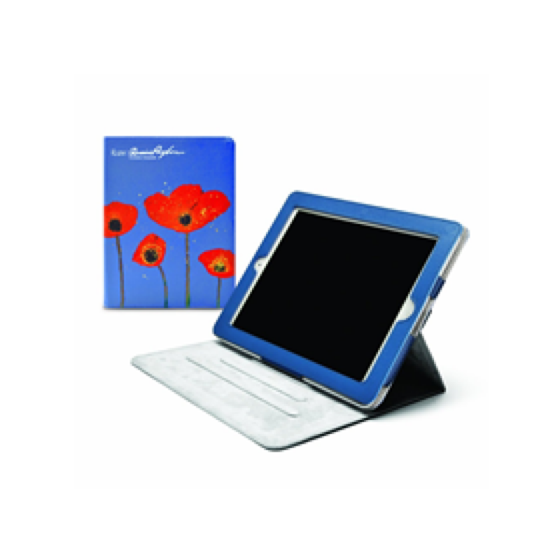 Cover Iluv Para New Ipad, Diseño Artistico Floral - Distintos Angulos De Posicion Magnetico (Icc838Flo) Tramo 3 Jaula