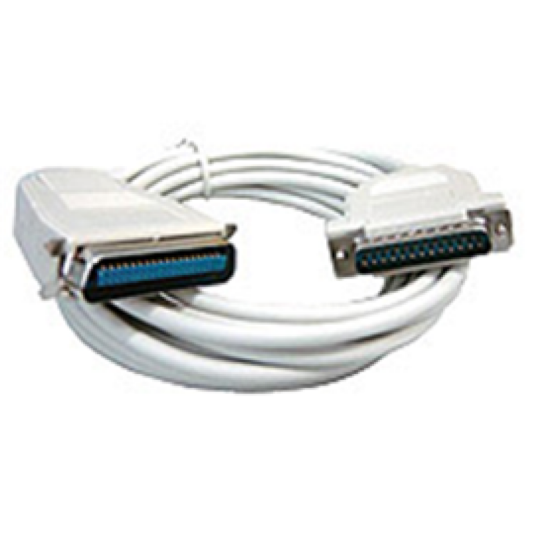 Cable Paralelo Agiler Db25/Cn36, 6 Pies, Blanco.