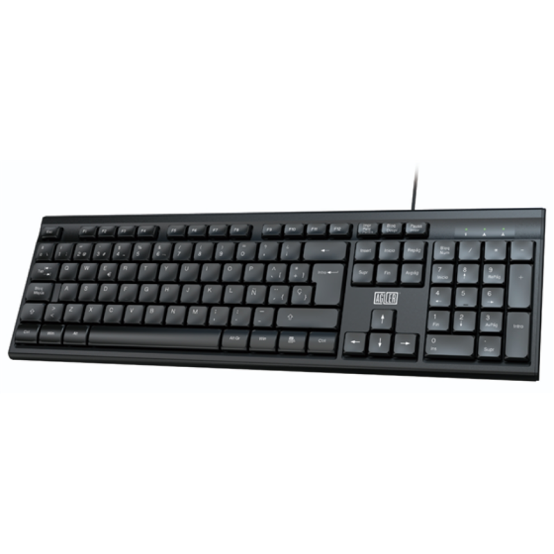 Teclado Agiler USB Español, Black, (Agi-9828)