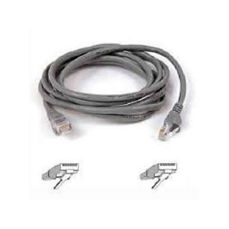Patch Cable Belkin Cat5E, 3' Pies, Gris (A3L791-03-Rds)