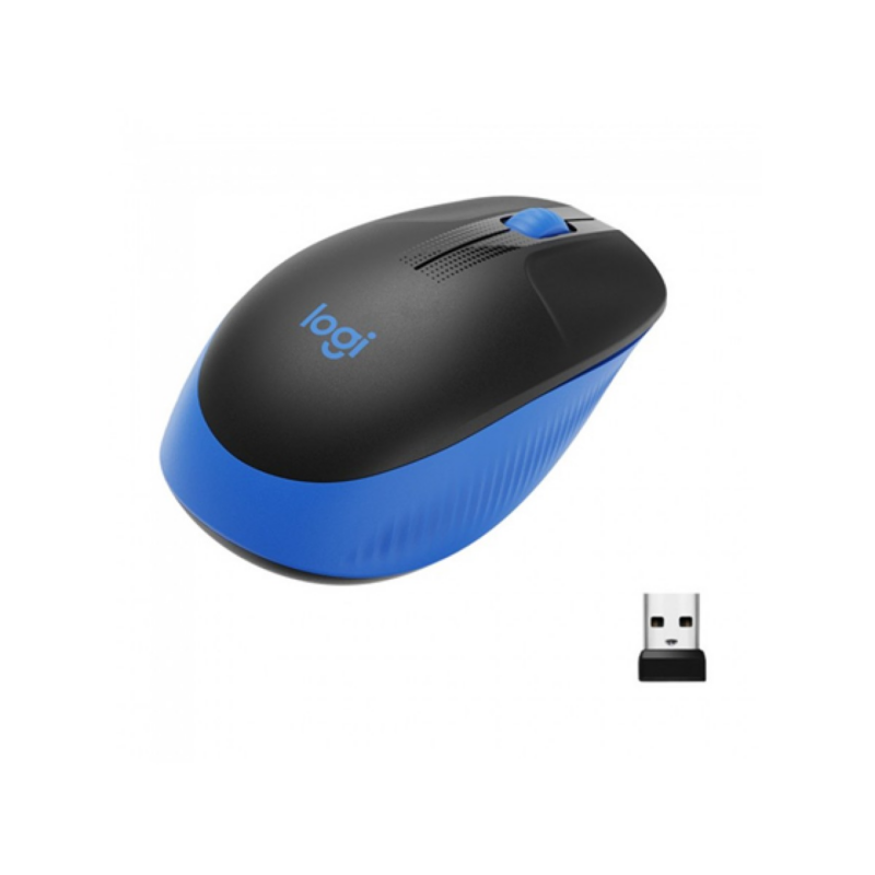 Mouse Logitech M190 Inalambrico Optico Sensor 1000 Dpi Azul