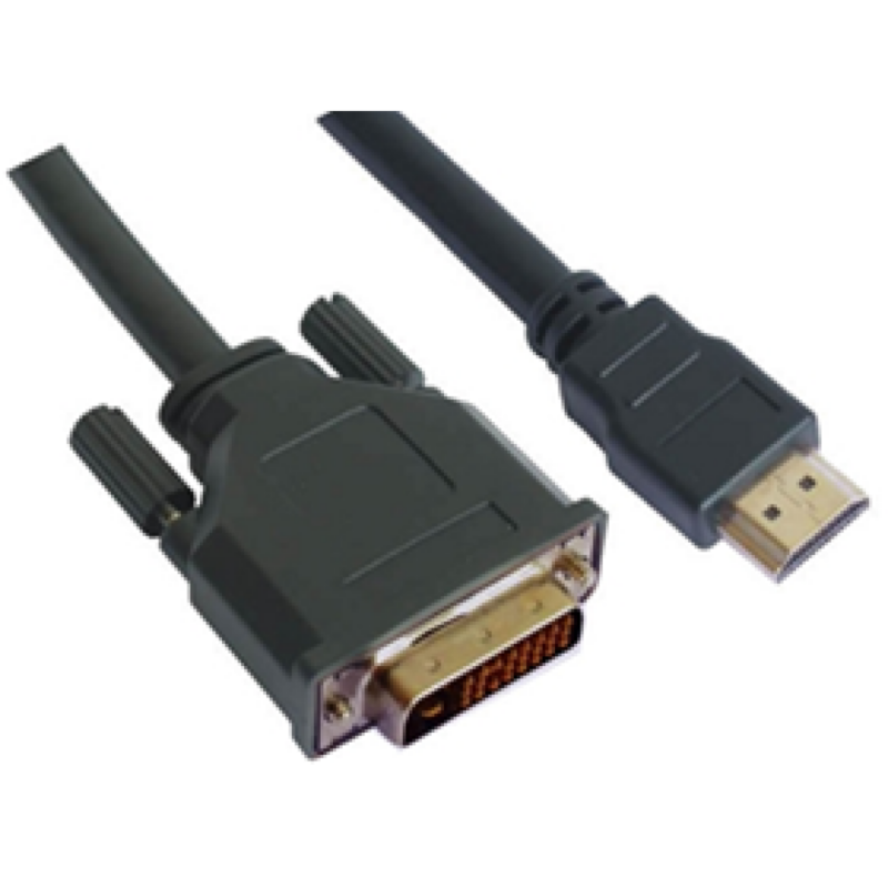 Cable Dvi-D-HDMI Agiler, 6 Pies, Negro.