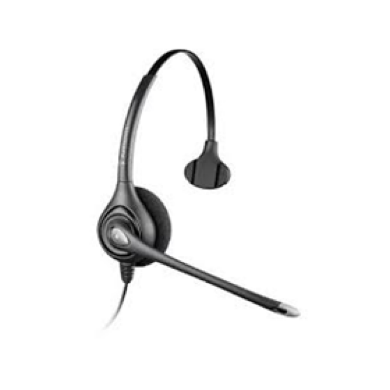 Audifono Monaural Poly Con Microfono Supra Plus Nc Hw251N, Adaptador De Cable (Qd)