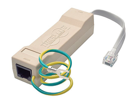 Adaptador De Red Protector Sobrevoltaje Dtel2 RJ45/Rj11 A RJ45/Rj11