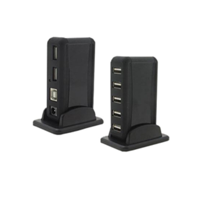 Hub USB 7 Puertos Agiler USB 2.0 Con Adaptador De Corriente