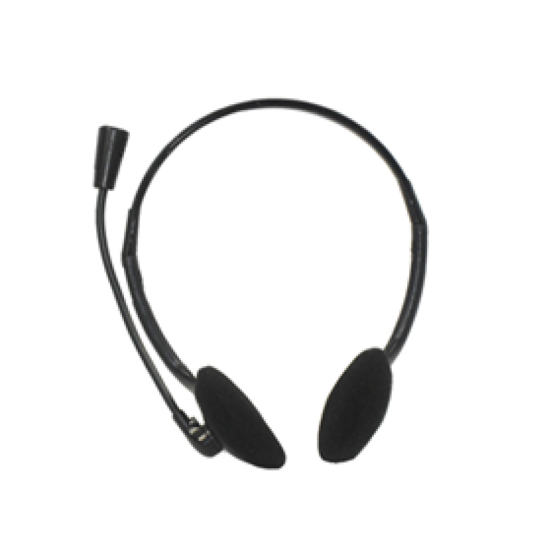 Audifono Con Microfono Agiler Sencillo Negro