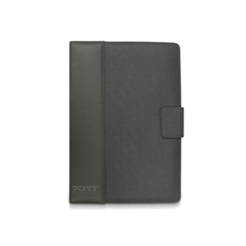 Cover Port Designs Phoenix Iv Para Tableta 7" Cierre Magnetico, Doble Banda Elastica, Posicion Ajustable, Gris