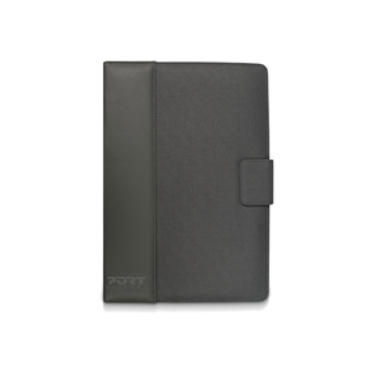 Cover Port Designs Phoenix Iv Para Tableta 7" Cierre Magnetico, Doble Banda Elastica, Posicion Ajustable, Gris