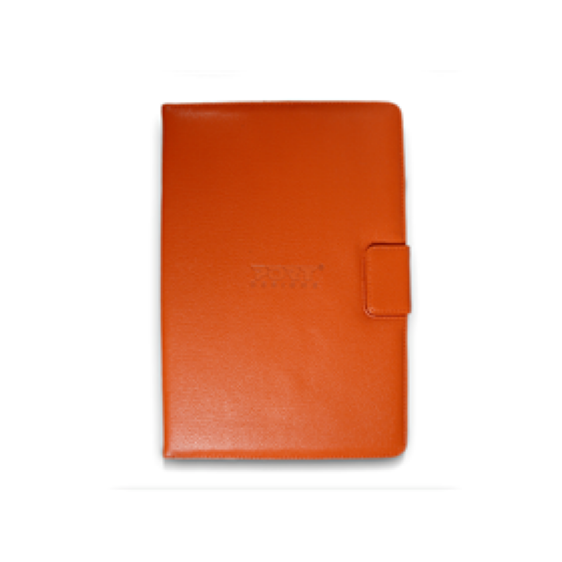 Cover Refurbished Port Detroit Iv Para Tableta 10.1" Cierre Magnetico, Doble Banda Elastica, Posicion Ajustable, Naranja