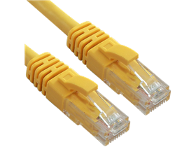 Cable Patch CAT6 6 Pies Amarillo Snagless