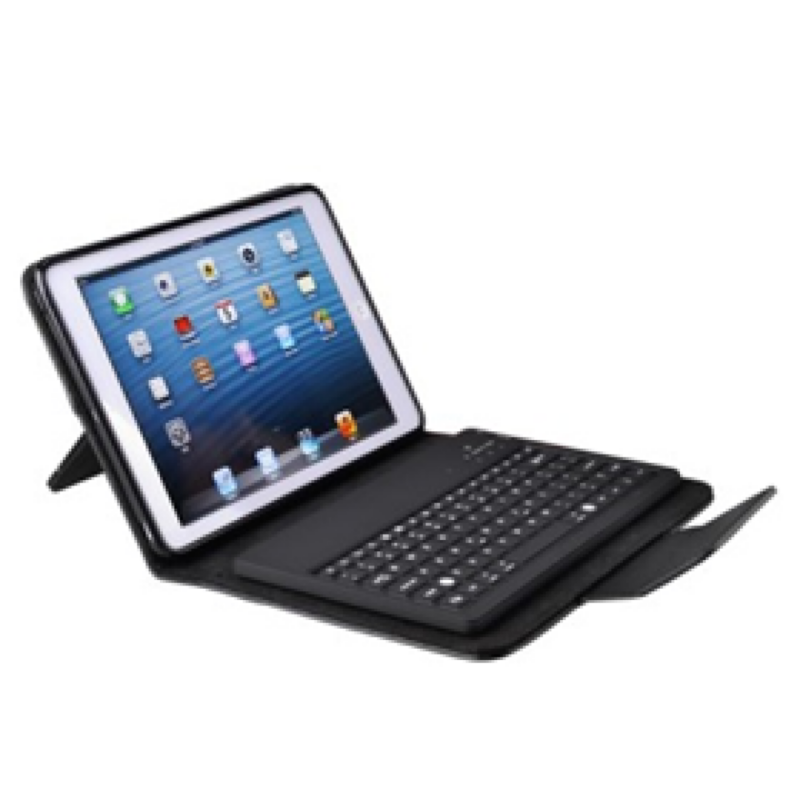 Cover Para Tableta De 7", Agiler Con Teclado Bluetooth Para Ipad Air, Tipo Piel, Negro (Agi-Px044)