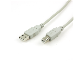 Cable Xtech USB A/B , 6 Pies, Beige. Para Impresora.