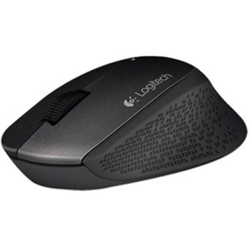 Mouse Logitech M280 Inalambrico Optico, Receptor USB, Negro, Ergonomico.