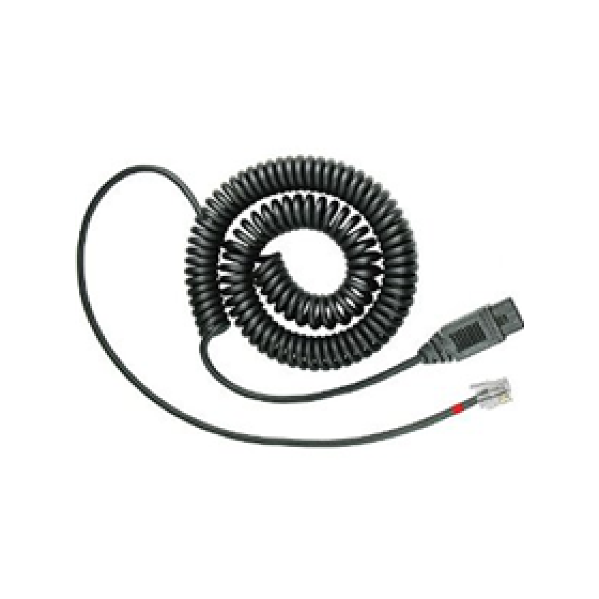 Cable Vxi Qd 1027V, Rj9, V Style Qd, Red, 6 Pies, Para Headsets (202768), (203052), (203042), (202783), (201559).
