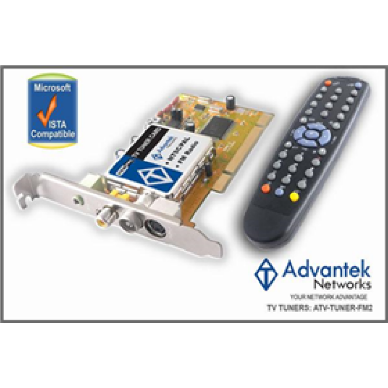 Tarjeta Tv Tuner Video Advantek Atv-Tuner-Fm2 Pci Capture Con Control Fm Radio