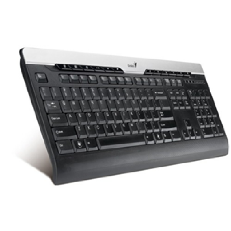 Teclado Genius Slimstar 220 USB Español Negro Usado Trm3/Bdj3