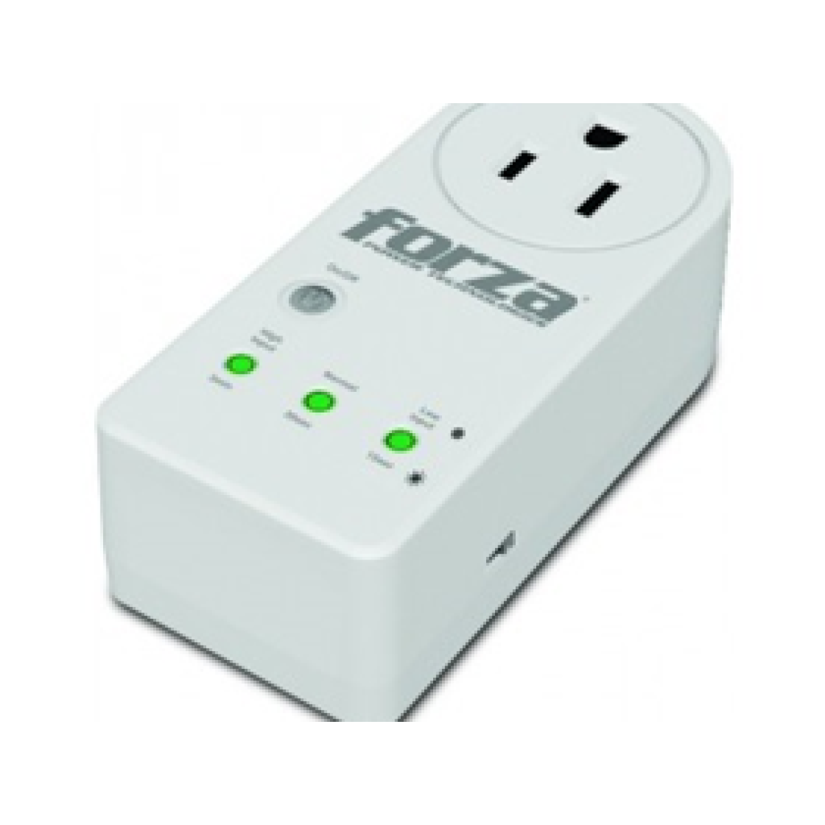 Protector De Voltaje Forza - 1 Salida - 110V/1800W/900J/18000A De Proteccion, Indicadores LED De Estado, Temporizador(Hasta 3 Min), Rota 350º, Fvp-1201B
