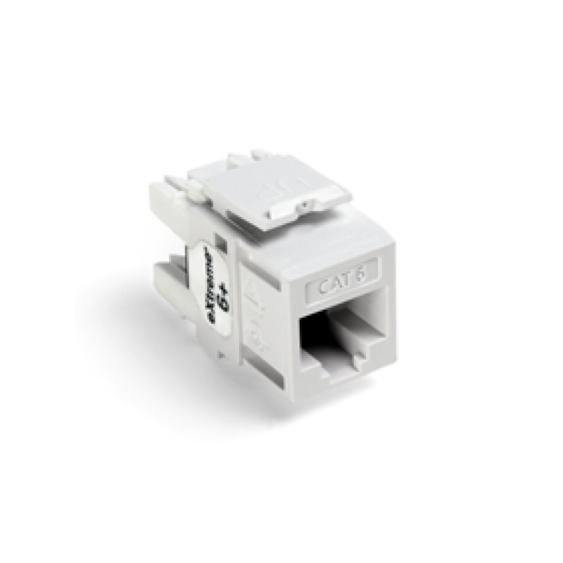 Jack Rj-45 Leviton, Cat 6, Blanco.