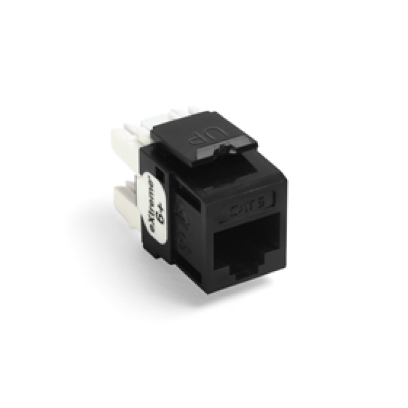 Jack Rj-45 Leviton, Cat6 +, Negro.