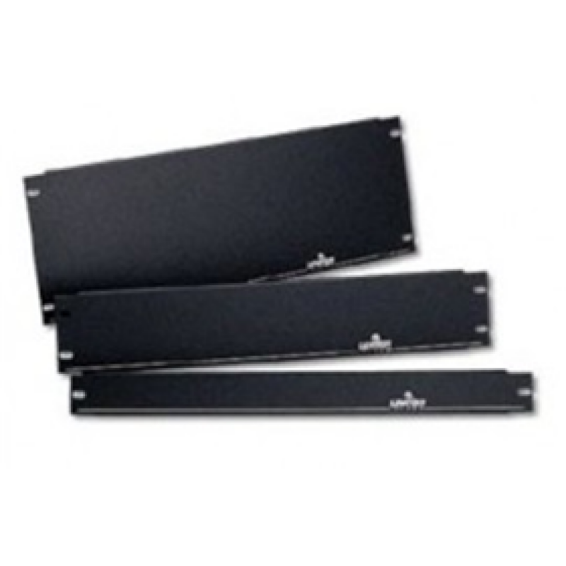 Panel Blank 1U 19" Leviton 49254-Bp1 Acero Plano Negro