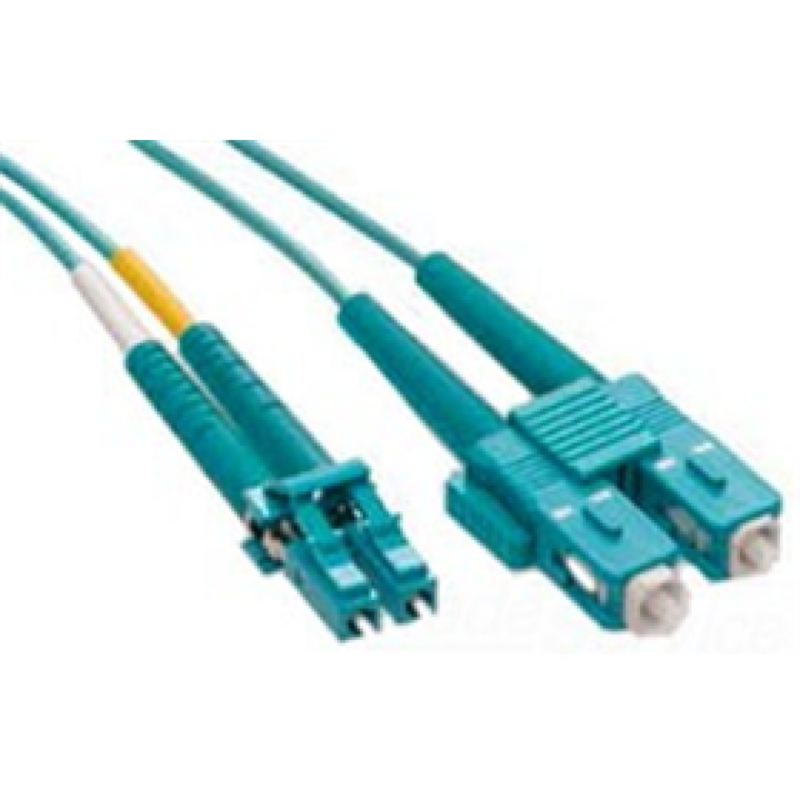 Patch Cord De Fibra Leviton, 2M, 50/125 Laser Optimized Multimode, Dúplex, Sc To Lc (A-B)