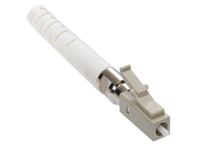 Conector Lc De Fibra Óptica Fast Cure Leviton, Om1/2 (Modos Múltiples), Para Aplicaciones De 2mm O 3mm, Beige.