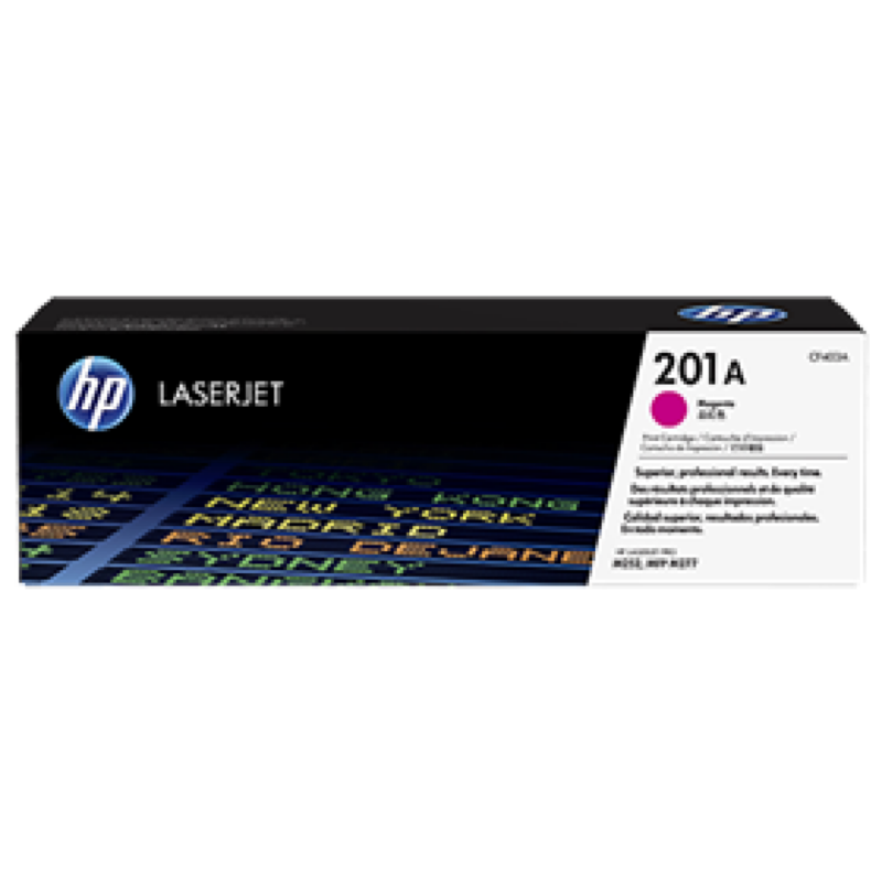 Toner Hp 201A - Cf403A - Magenta - 1,400 Paginas - Para Impresora Color Laserjet - M252, M277