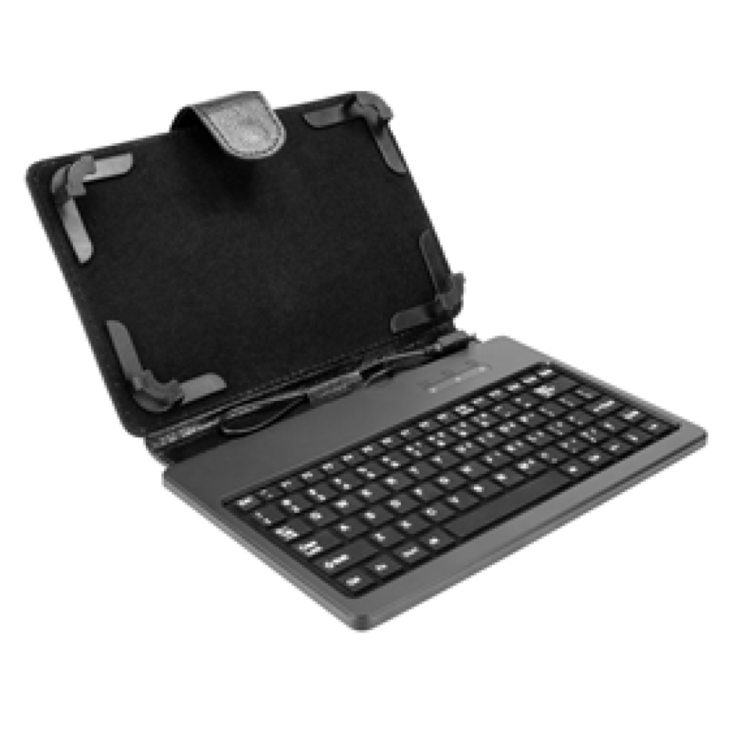 Cover Refurbished Xtf-100 8", Con Teclado Microusb, Negro.