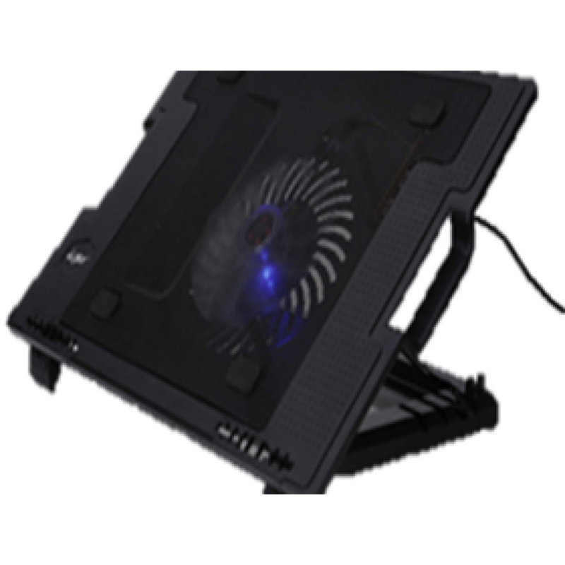 Cooling Pad Agiler Multiángulo con Ventilador 130mm y Hub USB de 2 Puertos