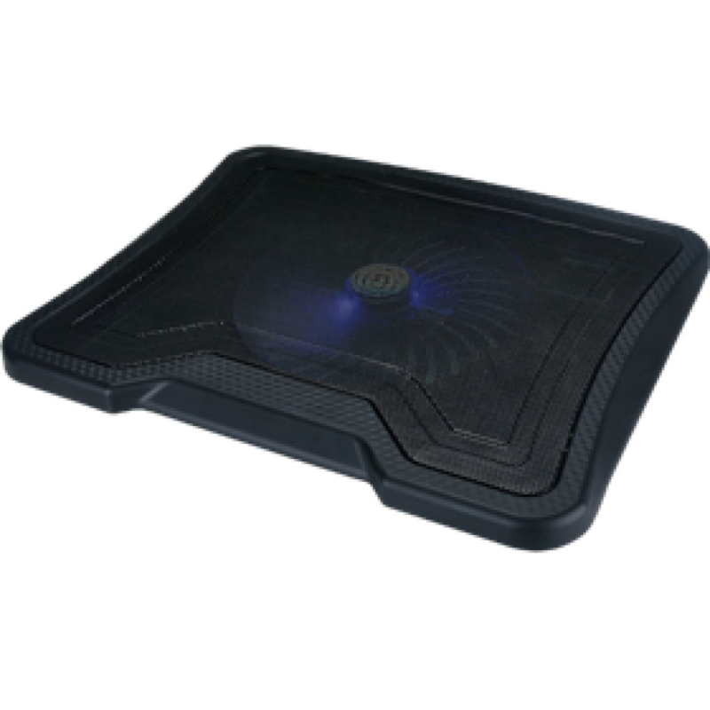 Cooling Pad Argom con Ventilador 16cm y Luz Azul para Notebook