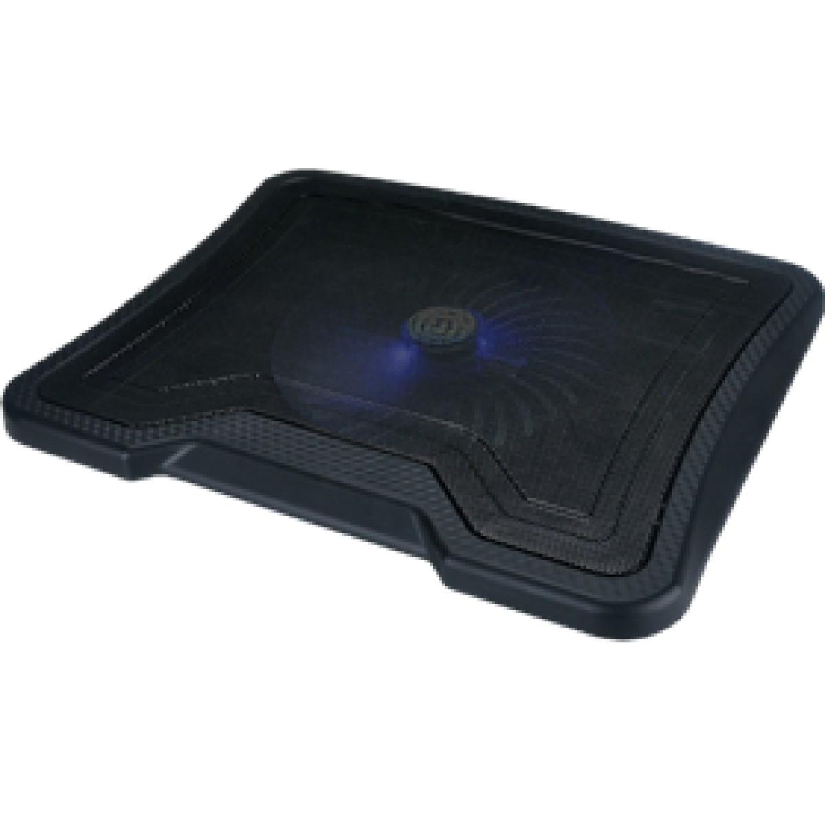 Cooling Pad Argom con Ventilador 16cm y Luz Azul para Notebook
