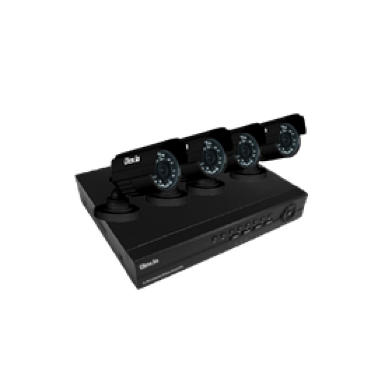 Dvr Olex Ahd 720P Full Hd 4 Canales Tri-Hybrid Kit 4 Cámaras