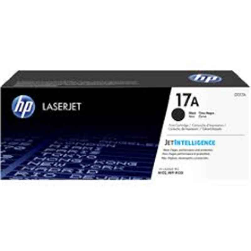 Toner Hp 17A - Cf217A - Negro - 1,600 Paginas - Para Impresora Laserjet- M102, M130