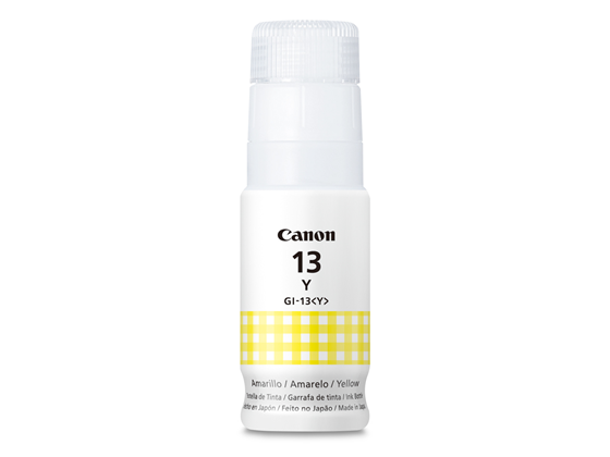 Botella De Tinta Canon Gi-13 Amarillo 70Ml Inyección Para Pixma G510 G610