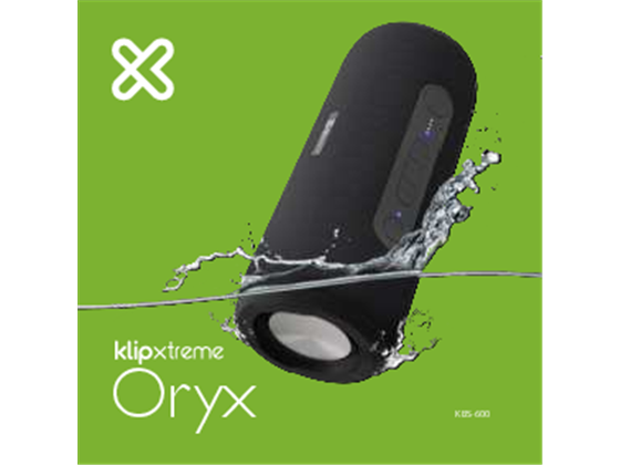 Bocina Bluetooth Klipx Oryx Kbs-600 31W Rms Ipx7 Resistente Al Agua