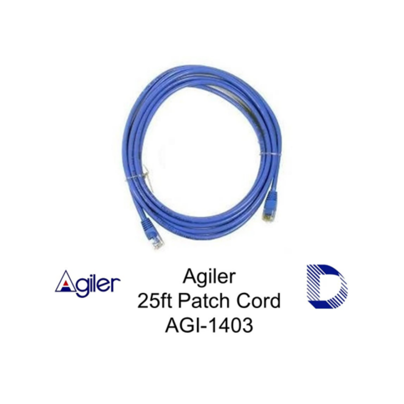 Patch Cable Agiler Cat5E 25Ft Azul
