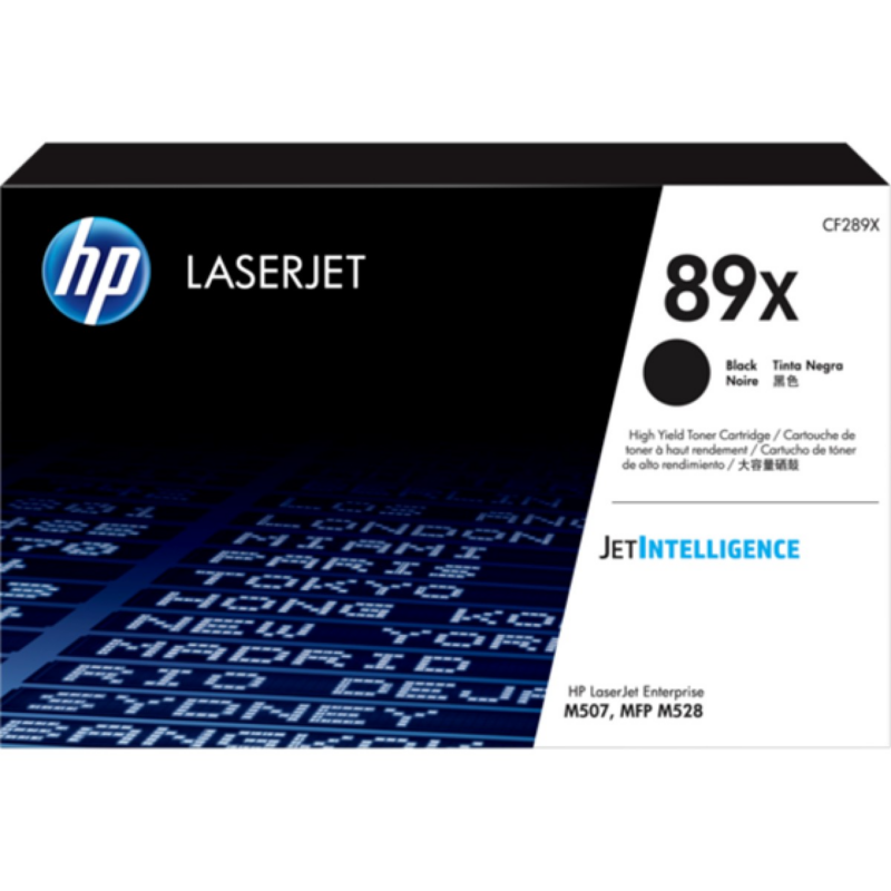 Toner HP 89X CF289X Negro Alto Rendimiento 10000 Paginas