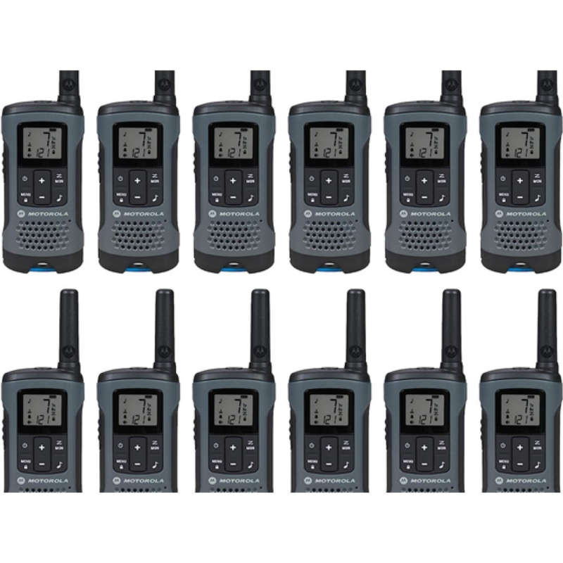 Radio De Comunicación Motorola Talkabout T200 22 Canales 20 Millas Paquete 12