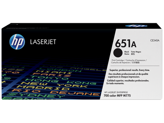 Toner Hp 651A Ce340A Negro 13500 Paginas Color Laserjet