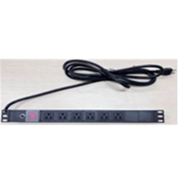 Regleta Para Rack Click 120V 15Amp 6 Salidas 1.8M Cable