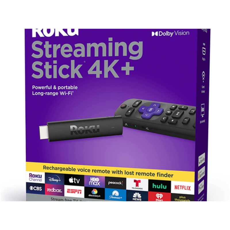 Streaming Roku 4K+ Stick Hdr Dolby Vision Puerto HDMI