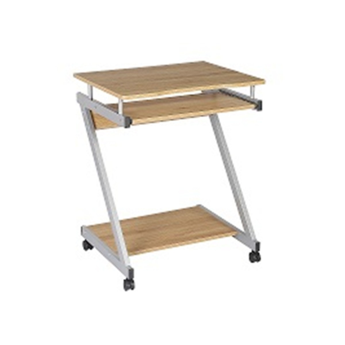 Mesa Xtech Sin Tope Bandeja Para Teclado Color Madera