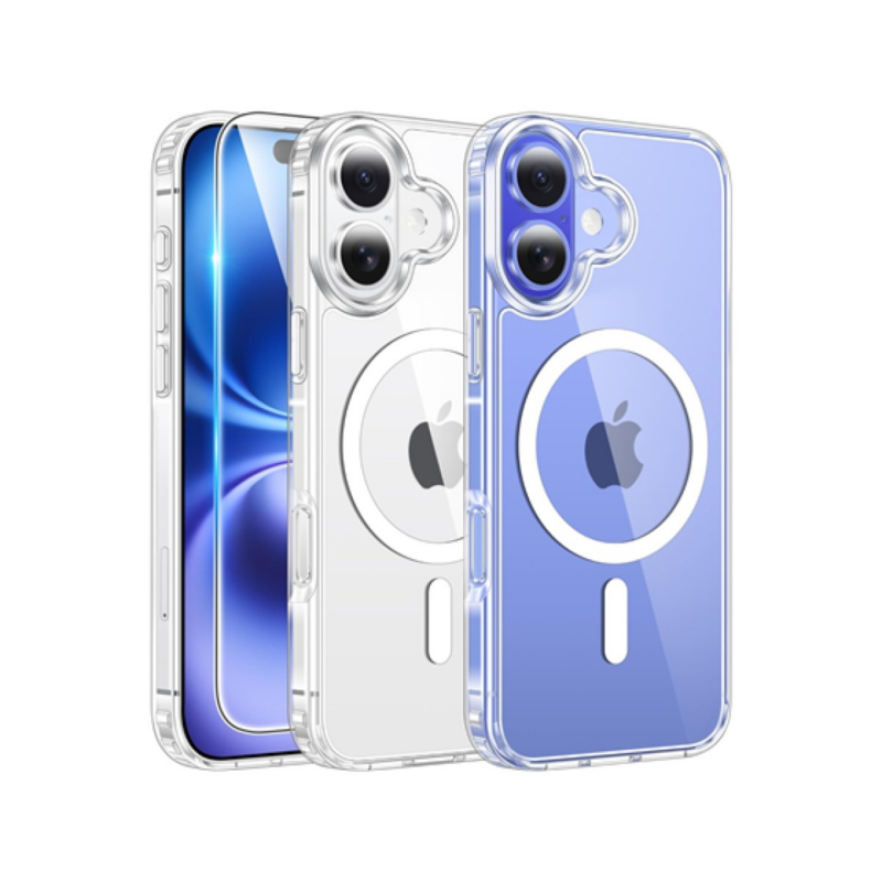 Funda Transparente Fntcase Con Magsafe Para Iphone 16 Plus