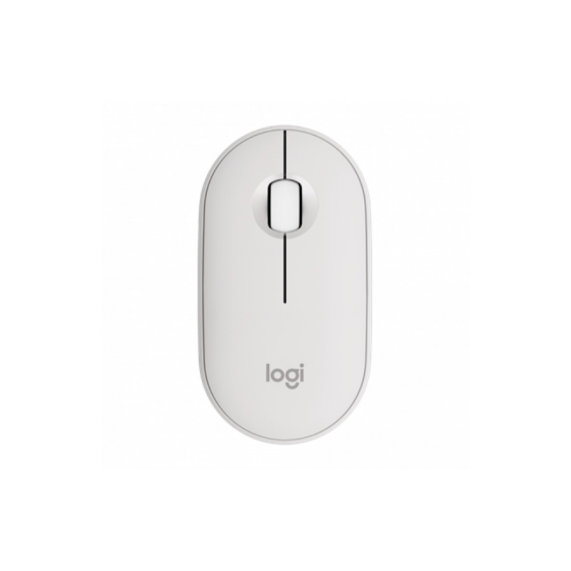 Mouse Inalámbrico Óptico Logitech Pebble M350S Off-White Bluetooth